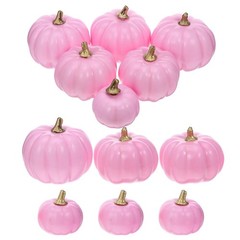 12 Pcs Pumpkin Decor Artificial Pumpkins for Decorating Faux Carvable