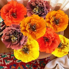 Fall Birthday Party Variety Pack, Burgundy Orange Yellow