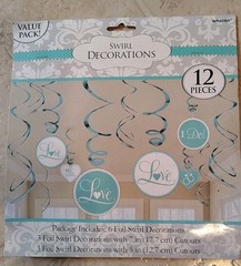 Engagement/Wedding Party Hanging Decorations Confetti Bundle