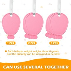 15 PCS Colorful Plastic Balloon Weights, Helium Balloon Weights for Weddings,…