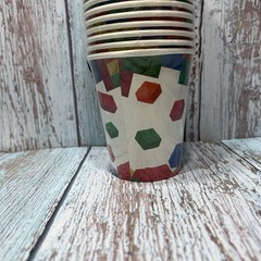 194 Pc.Building Block Table Ware And Backdrop.NIB.Ships Within 24 Hours.Vibrant