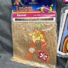 6 NEW Luau Tiki Party Decorations Lot Hawaiian Summer Theme Door Fringe Garland
