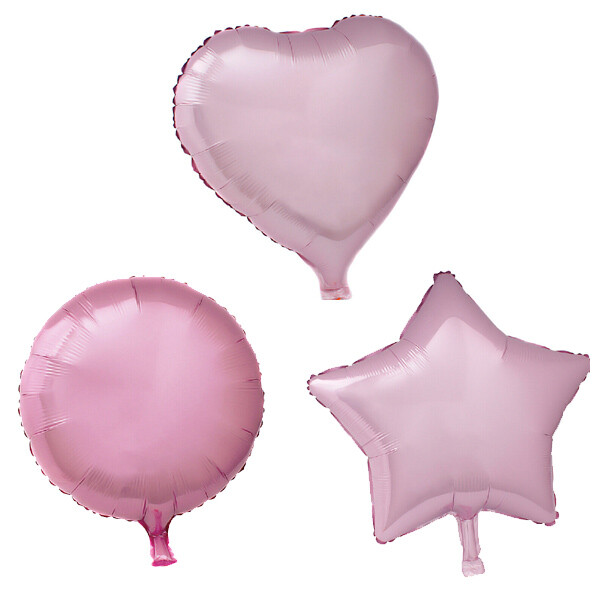 18″ Foil Balloons Star Heart Round Shape Helium Balloon Birthday Party Wedding