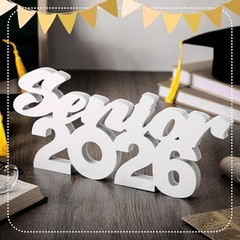 Senior 2026 Graduation Sign Table Centerpiece Photo Prop Decorations