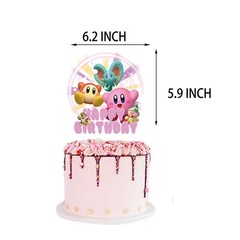 Kirby Star Video Game Theme Birthday Party Decorate Supplies Set US Seller