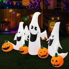 7.55FT Halloween Inflatable Decorations Inflatable w/ Led Lights Free Stand GIFT