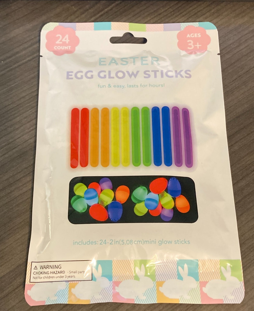 Mini 2″ 2 in Glo Sticks for Easter Eggs Egg Kids Glow-In-The-Dark 168 COUNT