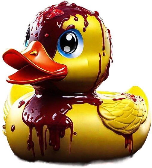 A3 Size halloween decoration Rubber Ducky 3 Pack