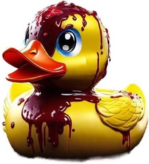 A3 Size halloween decoration Rubber Ducky 3 Pack