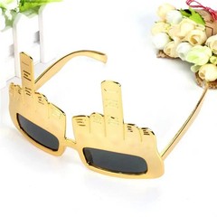 Creative Vertical Middle Finger Party Glasses Decoration Props Funny Sunglass_sh
