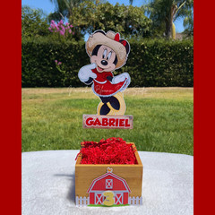 Mickey Farm Centerpieces, Mickey Mouse birthday Party Supplies, Mickey & Minnie
