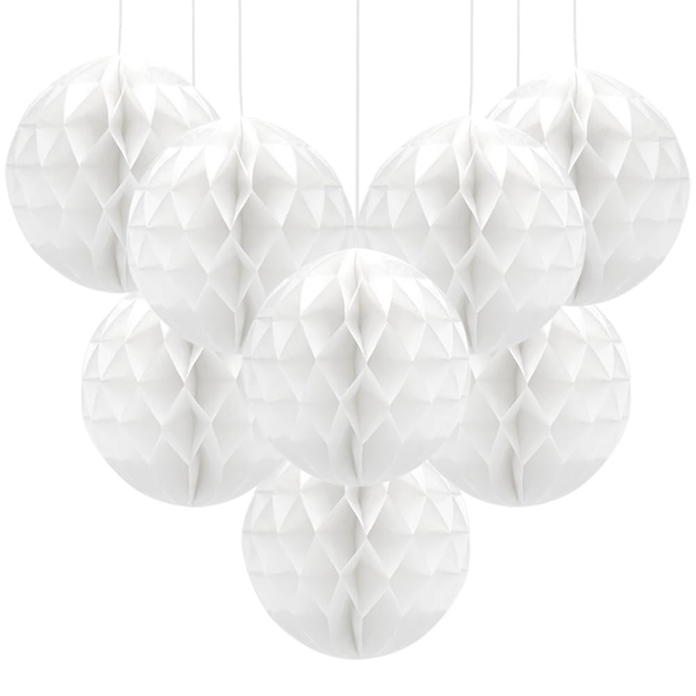 8 Pcs Honeycomb Balls Party Decoration 8in Honeycomb Flower Balls Tissue Pom …