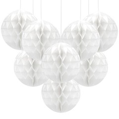 8 Pcs Honeycomb Balls Party Decoration 8in Honeycomb Flower Balls Tissue Pom …