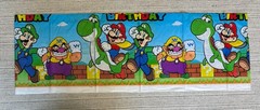 NEW 117Pcs Super Mario Bros Birthday Party Decor Backdrop Banner Cake Toppers+