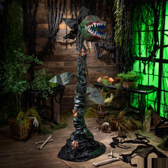 6 Ft. 2″ Animated Standing Talking Carnivorous Plant Halloween Decoration