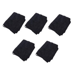5Pcs Black Halloween Gauze Fabric Durable Decor for Haunted House and Party