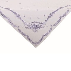 TALKING TABLES PARTY PAPER TABLE COVER BLUE & WHITE TABLECLOTH SQUARE DECORATION