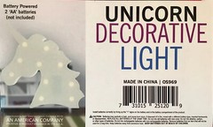 Pink LED Unicorn Head Decorative Light Bedroom, Wall, Table Party Decoration