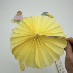 Vintage 1982 Hallmark Special Delivery Stork Baby Shower Honeycomb Centerpiece