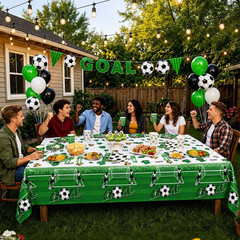 Soccer Party Decorations – Soccer Theme Birthday Party Decorations, 123PCS, Serv