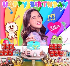 Lara Campos Party Supplies Backdrop Banner Background Vinyl Birthday Gift
