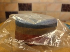 Vtg Amscan Crepe Paper Roll Party Streamers Red White Blue 42″ Long New/Sealed