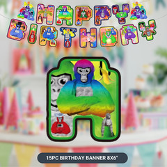 Gorilla tag Party Supplies happy birthday centerpiece decoration gift balloon