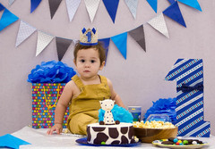 Baby Boy 1st Birthday Crown Headband – Party Supplies for Celebrations