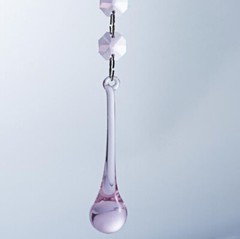 12Pcs Colorful Raindrop Prisms Pendants Lighting Glass Crystal Chandelier Lamp