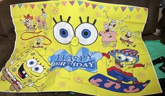 Spongebob Squarepants Birthday Party Supplies Backdrop Banner party set big lot