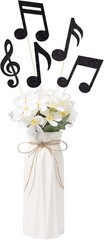 Music Notes Centerpieces 10 PCS Black Party Decorations for Music Theme Event