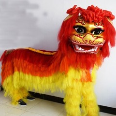 Chinese Dancing Lion | Two Person Lion Dance Costume – complete