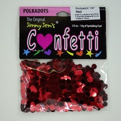 Confetti Circle 1/4 Inch Red Table Scatter Party Celebration Pack #8558 QS0