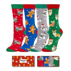 Christmas Gifts Stocking Socks for Teens – Secret Santa Socks Xmas Stocking S…