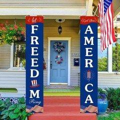 Patriotic American Flag Banner Hanging Decoration for 4th of July Memorial Day