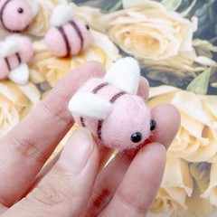 Honbay 6PCS Wool Felt Bumble Bee for Wedding, Baby Shower, Gender Reveal Part…