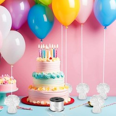 24 PCS Balloon Weights Metallic Anchor, Balloon Holder Heavy Weights with 1 R…