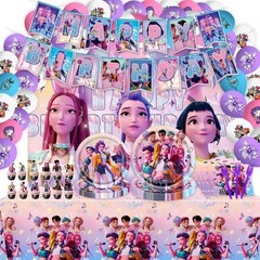 KPOP Demon Hunters Birthday Party Set
