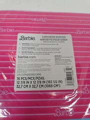Mattel Barbie Pink Party Napkins – 16PCS In Each Package – NEW