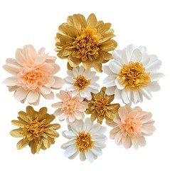 Crepe Paper Flower for Wall Decor Girls Birthday Party Backdrop Baby Shower N…