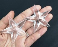 10/30Pc Acrylic Crystal Star Shaped Pendant DIY Chandelier Curtain Wedding Party