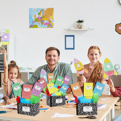 Back to School Centerpieces Sticks Composition Notebook Party Table Toppers with