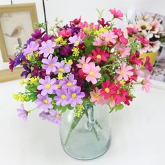 US 4pcs Artificial Daisy Bouquet Flexable Stems Decor Home/Garden/Party/Wedding