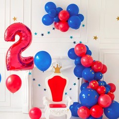 Fotiomrg Royal Blue Balloons 12 Inch 50 Pack Royal Blue Latex Party Balloons