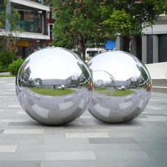 Yescom 2PCS 48″ Big Shiny Inflatable Mirror Ball Giant Reusable Hanging Silver
