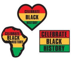 Beistle Celebrate Black History Cardboard Cutouts 8in to 11in