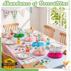 Weekgrat 10 Mahjong Honeycomb Centerpieces Decor