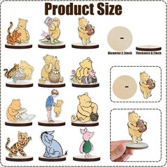 Winnie Centerpieces for Table, 12Pcs Table Decorations