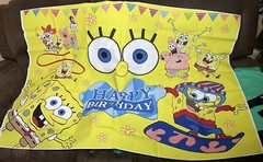 Spongebob Squarepants Birthday Party Supplies Backdrop Banner party set big lot