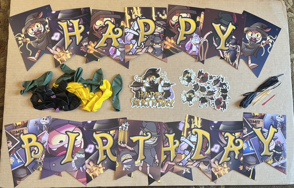 Billie Bust Up FANTOCCIO birthday party decorations – Banner, Balloons & More 🎊